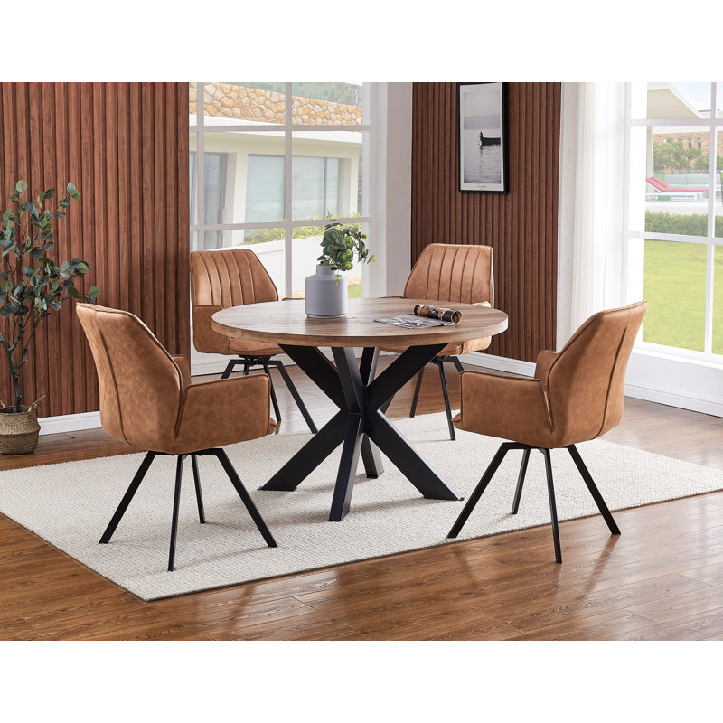 Wayfair 5 piece round dining set top